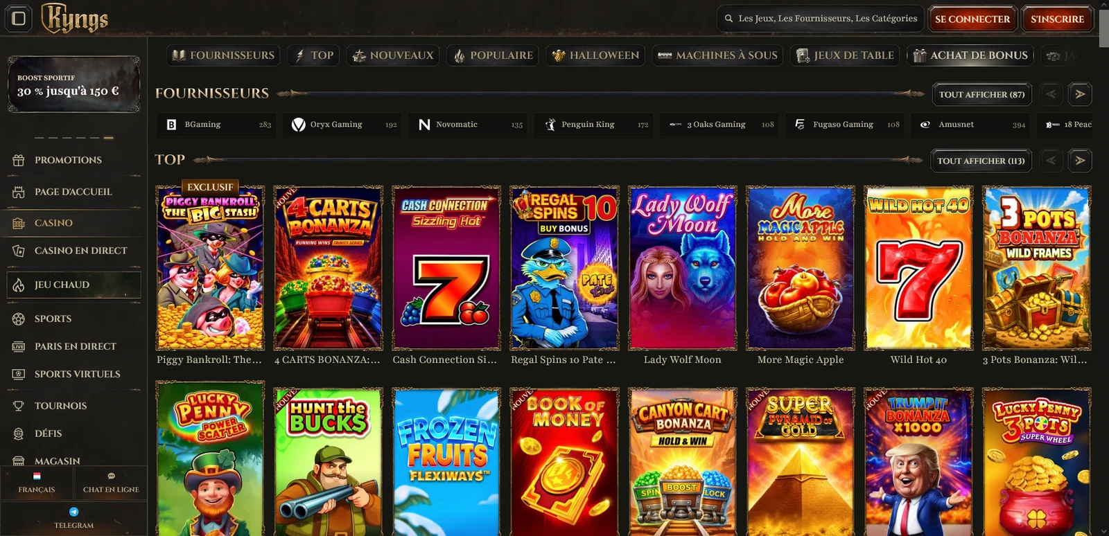 Casino — Kyngs Casino